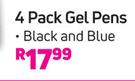 Simple Choice 4 Pack Gel Pens-Per Pack