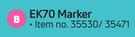 Artline EK70 Marker-Each