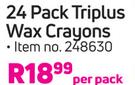 Staedtler Triplus Wax Crayons Pack Of 24-Per Pack