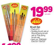 Dala Brush Set Pack Of 3