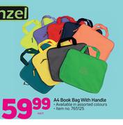 Kenzel A4 Book Bag With Handle-Each
