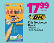 Bic Kids Tricolour Pencil Pack Of 12-Per Pack