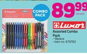 Luxor Assorted Combo Pack 18 Piece-Per Pack