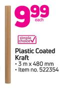 Simple Choice Plastic Coated Kraft-3m x 480mm