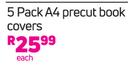 Avengers 5 Pack A4 Precut Book Covers-Each
