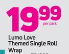 Lumo Love Themed Single Roll Wrap-Per Pack