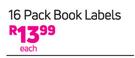 Skullcandy Boys 16 Pack Book Labels-Each