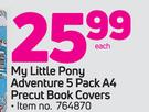 My Little Pony Adventure 5 Pack A4 Precut Book Covers-Each