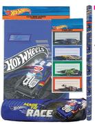 Hot Wheels Wanna Race 33cm 2 Zip Pencil Bag With Front Compartment-Per Pack