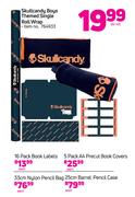 Skullcandy Boys 16 Pack Book Labels-Each