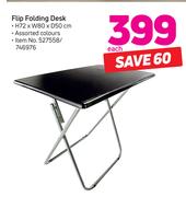 Flip Folding Desk H72 x W80 x D50cm