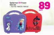 Spiderman Or Frozen Kids Set-Each
