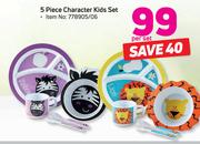 5 Piece Character Kids Set-Per Set