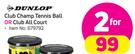 Dunlop Club Champ Tennis Ball Or Club All Court-For 2