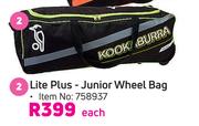 Kookaburra Lite Plus Junior Wheel Bag-Each
