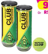 Dunlop Club Champ Tennis Ball Or Club All Court-Each
