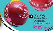 Blaster Silver Cricket Ball 135g/156g-Each