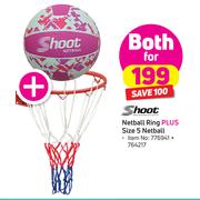 Shoot Netball Ring Plus Size 5 Netball-Both For