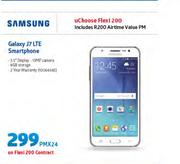 Samsung Galaxy J7 LTE Smartphone-uChoose Flexi 200 With Includes R200 Airtime