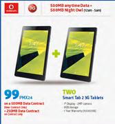 Vodacom Smart Tab 3G Tablets(2 Nos)-On a 500 MB Data Plus 250MB Data 