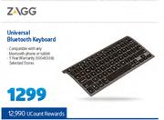 Zagg Universal Bluetooth Keyboard