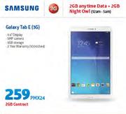 Samsung Galaxy Tab E 3G-On 2GB Contract