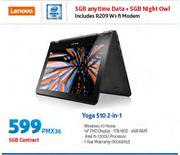 Lenovo Yoga 510 2 In 1-On 5GB Contract Including R209 WiFi Modem