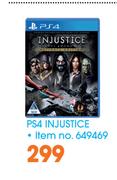 PS4 Injustice