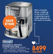 Delonghi Magnifica Pronto Coffee Machine ESAM4500
