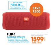 JBL Flip 4 Portable Speaker-Each