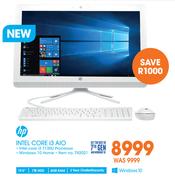 HP 19.5" Intel Core i3 Aio Notebook