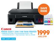 Canon Pixma G2411 3-In-1 Ink Tank Printer