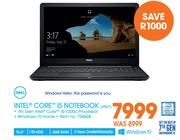 Dell 15.6" Intel Core i5 Notebook(3567)