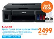 Canon Pixma G3411 3-In-1 Ink Tank Printer