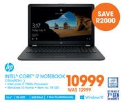 HP 15.6" Intel Core i7 Notebook(15-bs023ni)