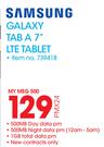Samsung Galaxy Tab A 7" LTE Tablet-On My Meg 500
