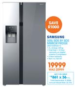 Samsung 535Ltr Side By Side Mirror Fridge RS51K54F02A.F