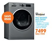 Whirlpool 9kg Washer & 6kg Dryer WWDC9614