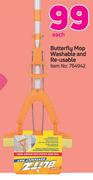 Blitz Butterfly Mop Washable And Reusable-Each