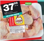 Goldi 10 Piece Fresh Chicken Braaipack-Per Kg