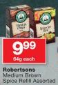 Robertsons Medium Brown Spice Refill-64g Each