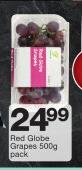 Red Globe Grapes-500g Pack