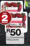Strawberry-2x400g Packs