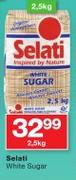 Selati White Sugar-2.5Kg