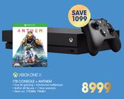 Xbox One X 1TB Console+Anthem