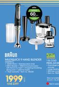 Braun Multi Quick 9 Hand Blender MQ9087X-Each