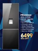 Hisense 420Ltr Combi Fridge/Freezer H420BMI-WD