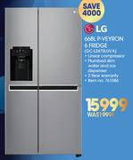 LG 668Ltr P-Veyron 6 Fridge GC-L247SLUV-A