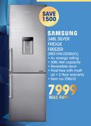 Samsung 348Ltr Silver Fridge/Freezer RB31HWJ3DSSUO