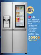LG 601Ltr Instaview Door In Door Fridge GC-X247CSBV